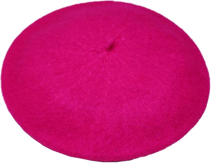 JOYHY Women's Solid Color Classic French Style Beret Beanie Hat | Amazon (US)