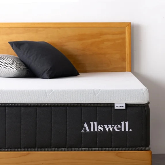 Allswell 3" Covered Memory Foam Mattress Topper, King | Walmart (US)