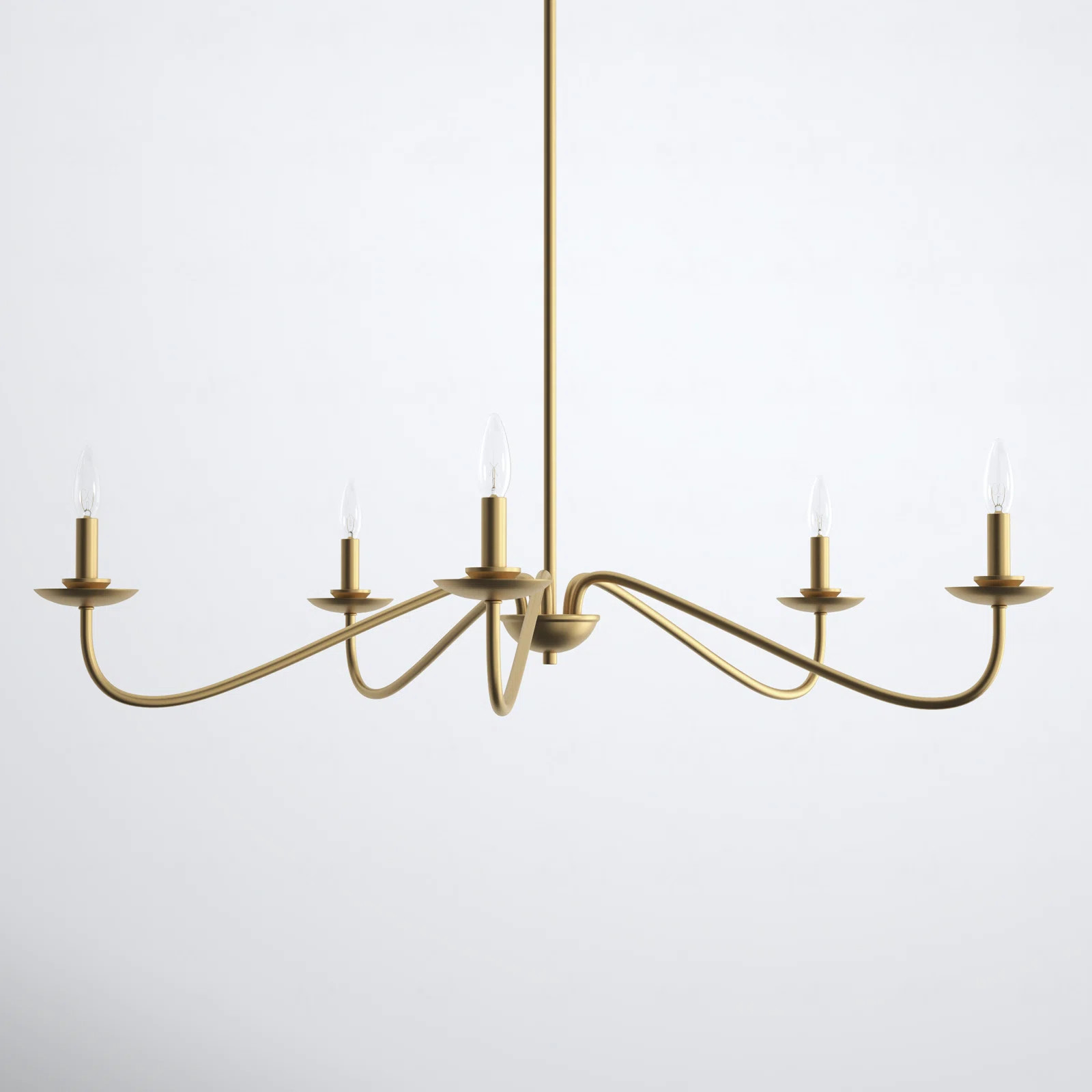 Abigeal 5 Light Metal Dimmable Chandelier | Birch Lane