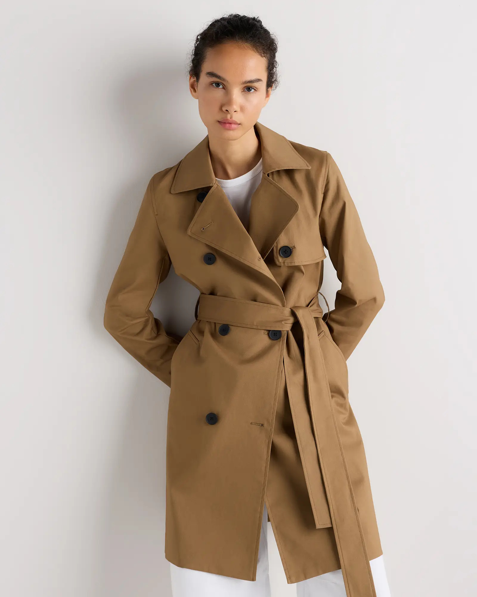 Comfort Stretch Trench Coat | Quince