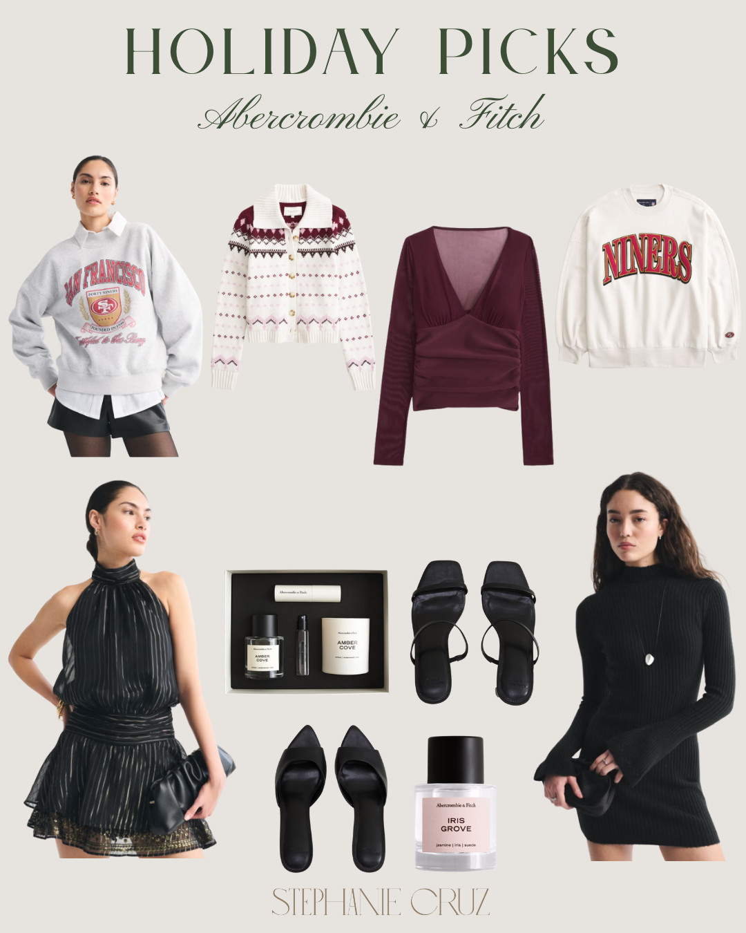 Curated holiday looks from Abercrombie with sweaters, evening pieces, and timeless accessories.

#Abercrombie #HolidayStyle #LTKFinds #WinterOutfits #LTKHoliday 

 #LTKGiftGuide #LTKootd