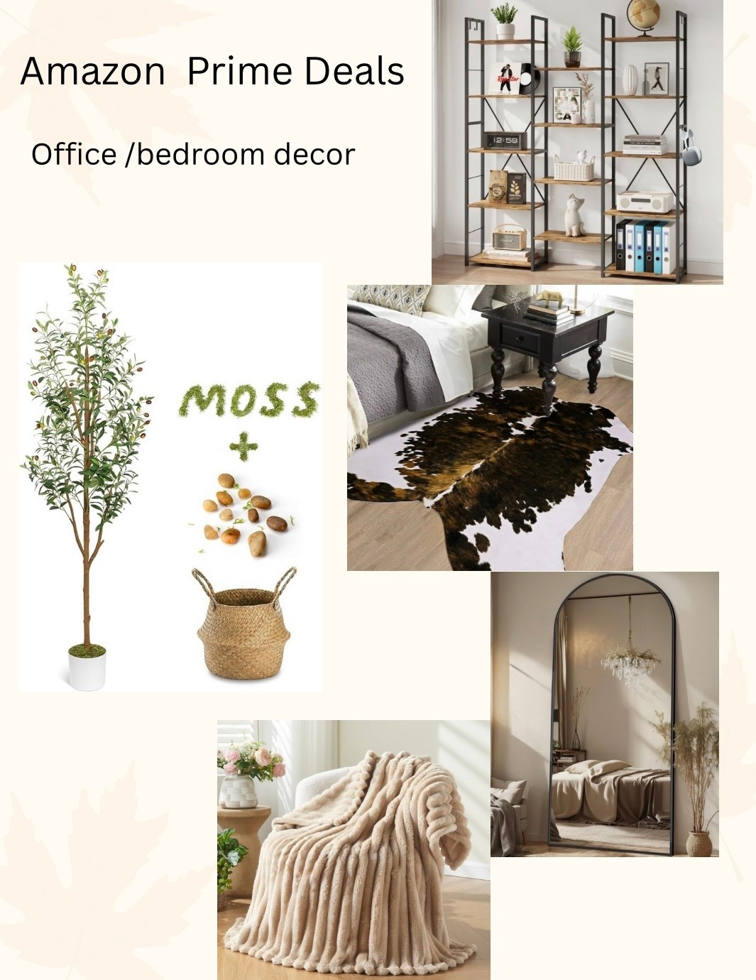 ✨ Amazon Prime Deals ✨
Give your space a fall refresh with these cozy + chic finds 🍂 Perfect for your office or bedroom — from luxe throws to statement mirrors and modern shelves 🤎
Everything’s linked on my LTK before the deals end! #LTKhome #LTKPrimeDay #amazonfinds

#LTKHome #LTKSaleAlert #LTKFindsUnder100