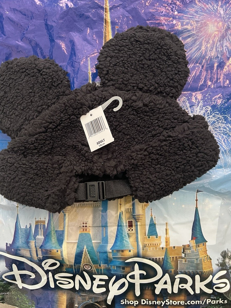 2025 Mickey Ears Sherpa Hat Beanie From Disneyland Park | eBay US