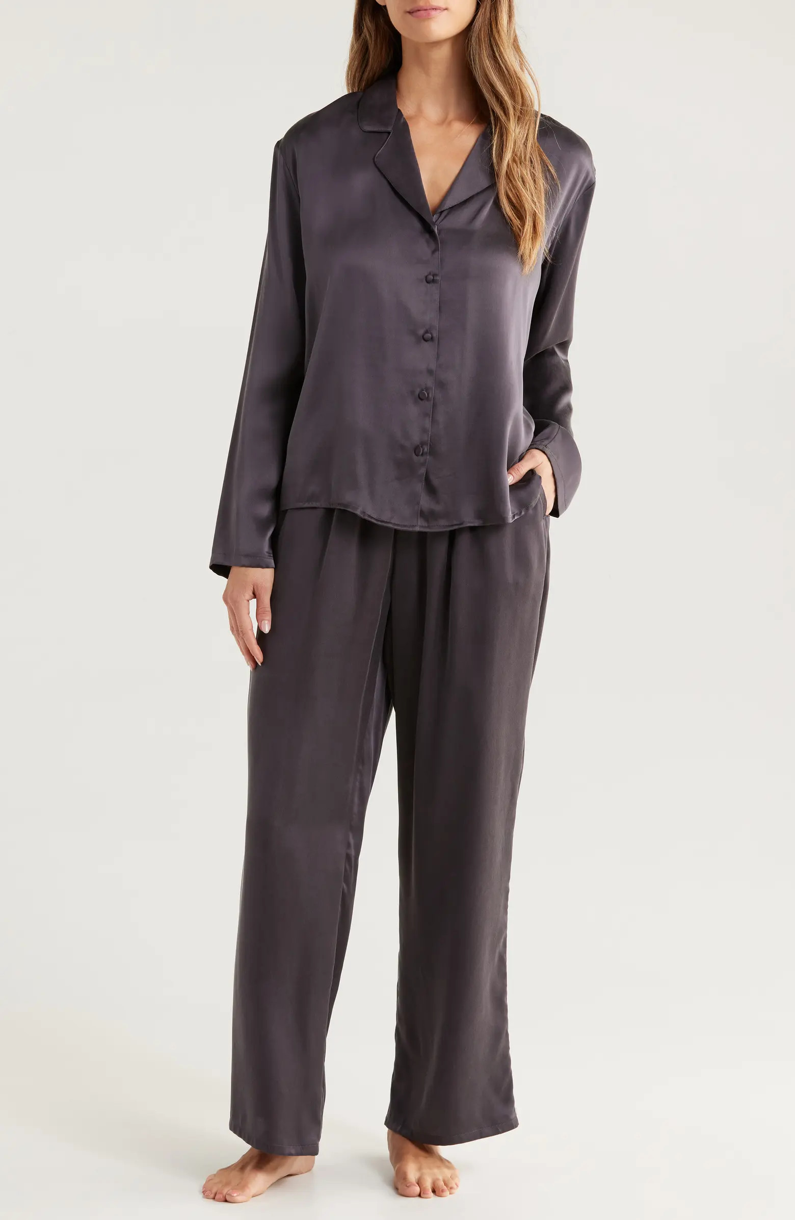 Washable Matte Silk Pajamas | Nordstrom