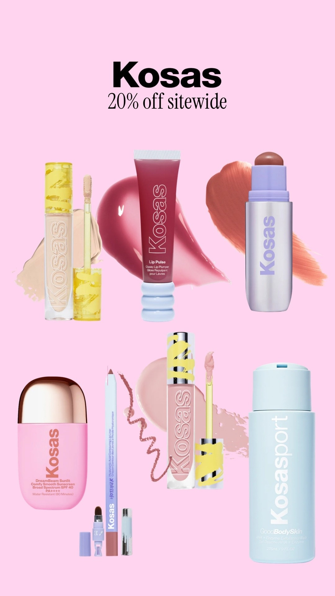 save 20% sitewide at Kosas! #ltkbeauty #ltksalealert