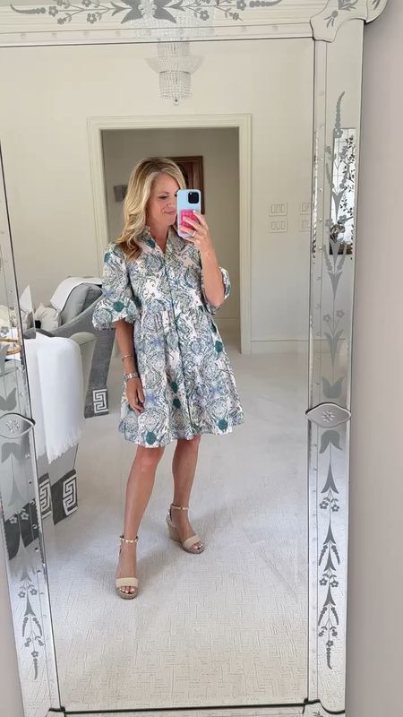 Beautiful watercolor dress from Avara . If it’s true to size. I’m 5’2” tall and wearing XS
Available in  XS - XL
Perfect for any spring occasion

#LTKstyletip #LTKover40 #LTKSeasonal