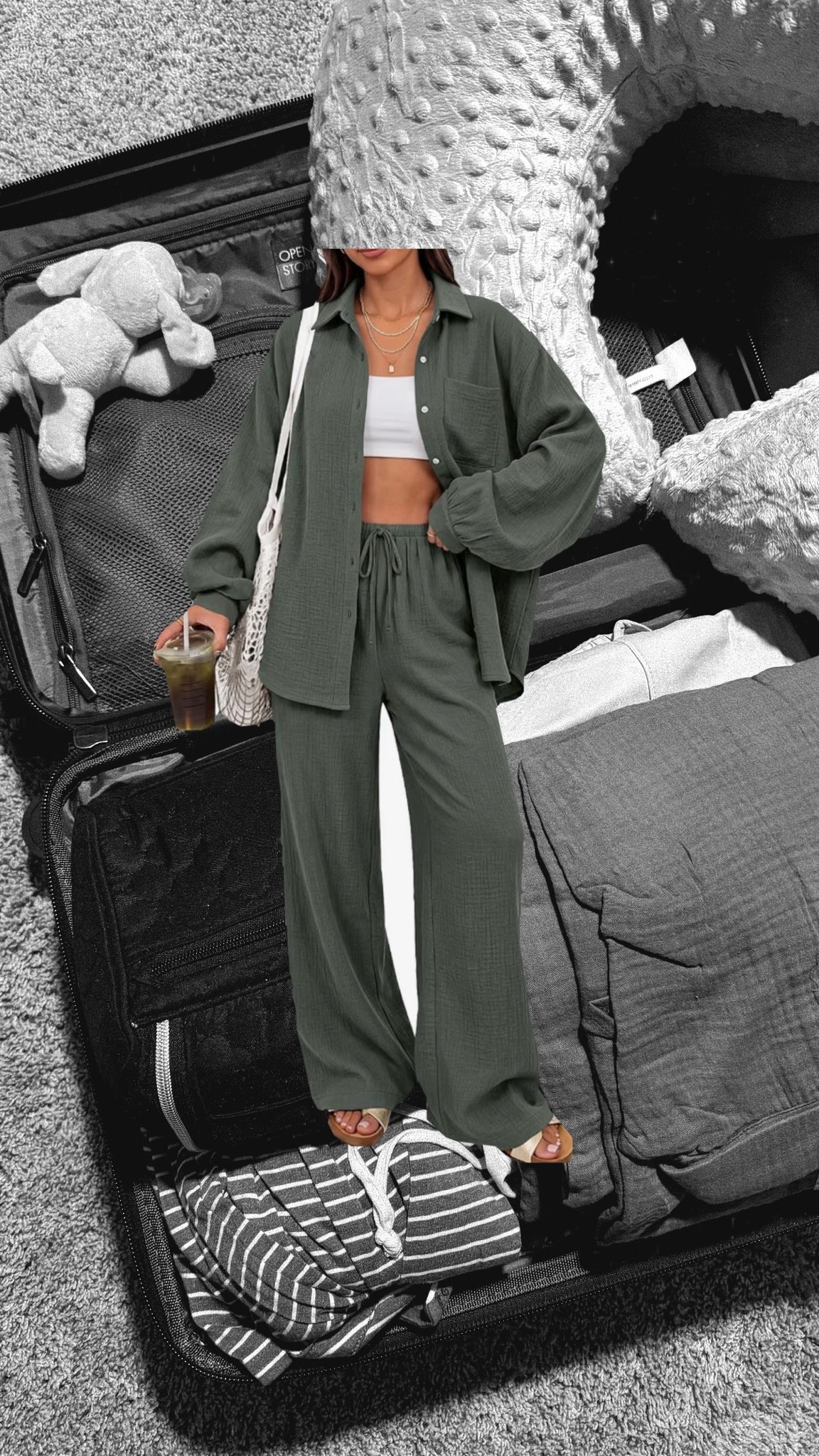 going home from the hospital outfit • postpartum matching set

#LTKmomlife #LTKBaby #LTKBump