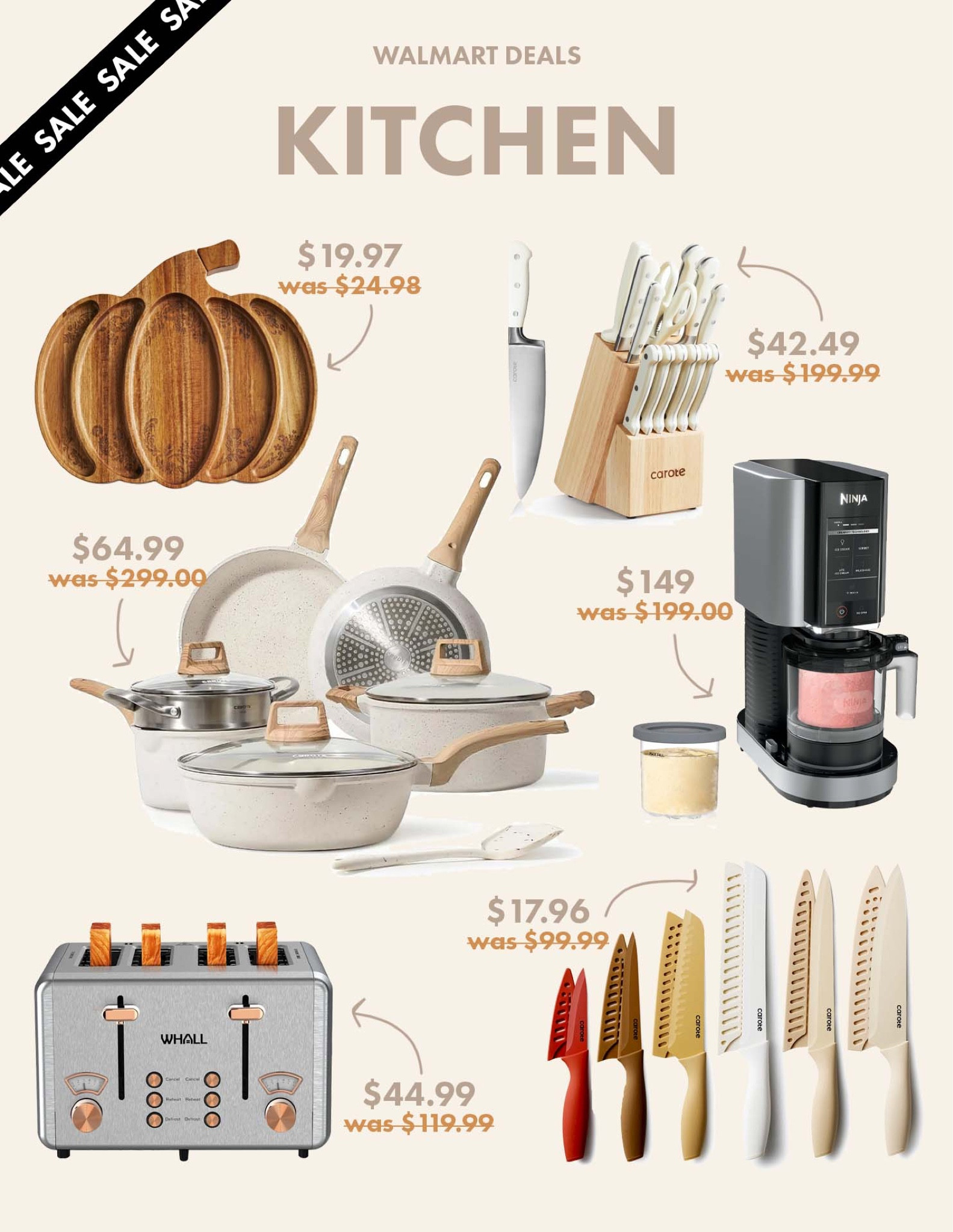 Walmart Deals for the holidays 🫶🏼 These make the perfect gifts 🎁 
#walmart #kitchenn

#LTKSaleAlert #LTKGiftGuide #LTKSeasonal