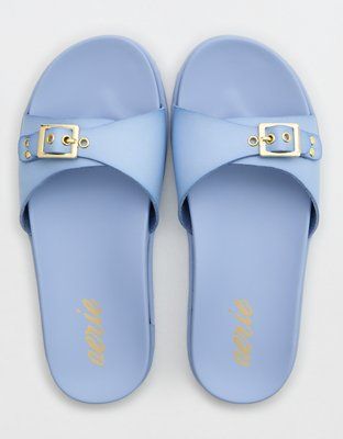 Aerie Buckle Pool Slides | Aerie