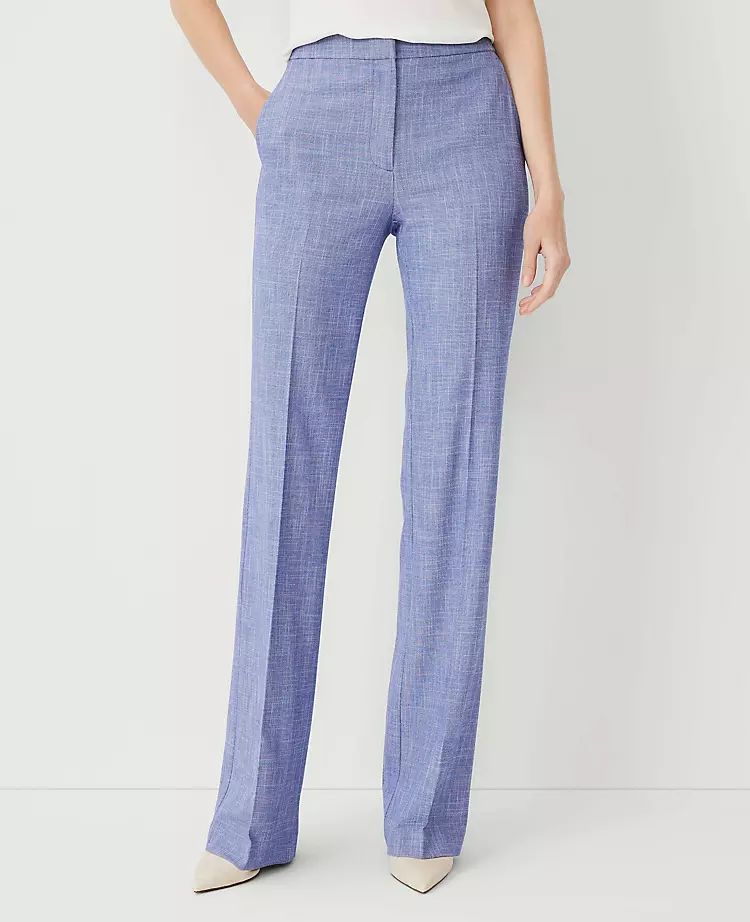 The High Rise Trouser Pant in Cross Weave | Ann Taylor (US)