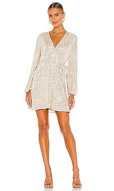 Bardot Sequin Belilissa Dress in Rose Quartz from Revolve.com | Revolve Clothing (Global)