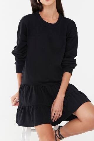 Shirred Sweatshirt Dress | Forever 21 (US)