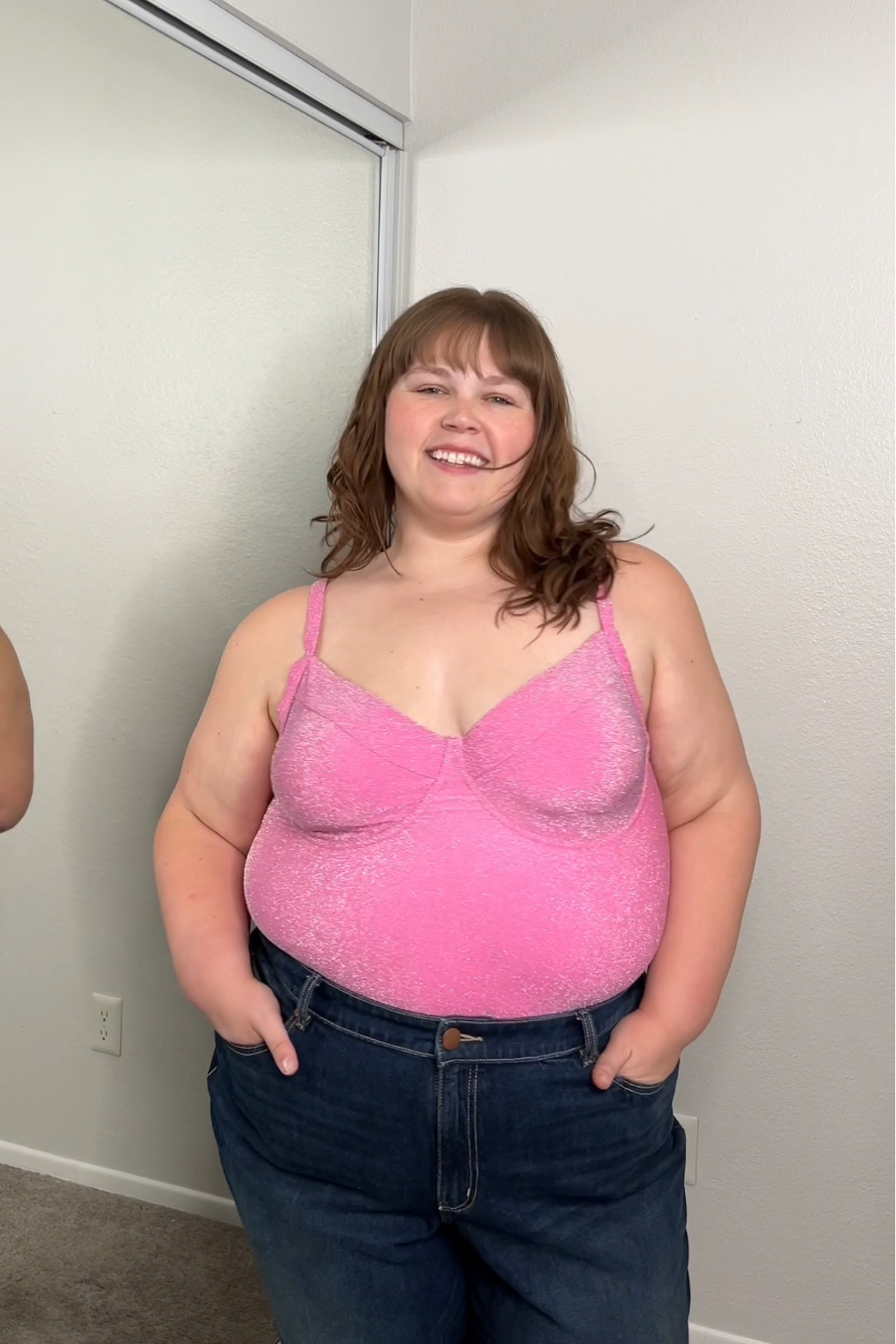 Plus size swimsuit with high cut. Wearing as a cute bodysuit!

Wearing 3X

#LTKStyleTip #LTKSwim #LTKPlusSize