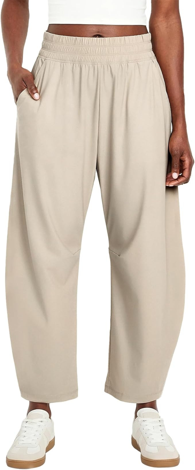 Barrel Pants Women Baggy Wide Leg Elastic Waisted Sweatpants Athletic Clothes Lounge Palazzo Trou... | Amazon (US)