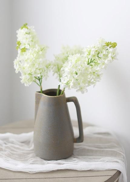 Stoneware Pitcher Vase - 7.5" Tall | Afloral (US)