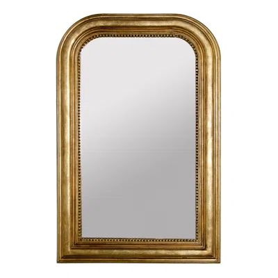 Traditional Accent Mirror Worlds Away Finish: Gold Leaf | Wayfair North America