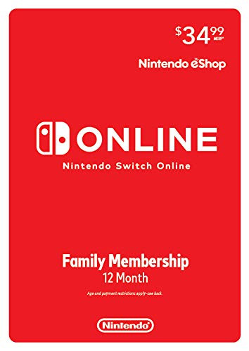 Nintendo Switch Online Family Membership 12 Month - Nintendo Switch [Digital Code] | Amazon (US)