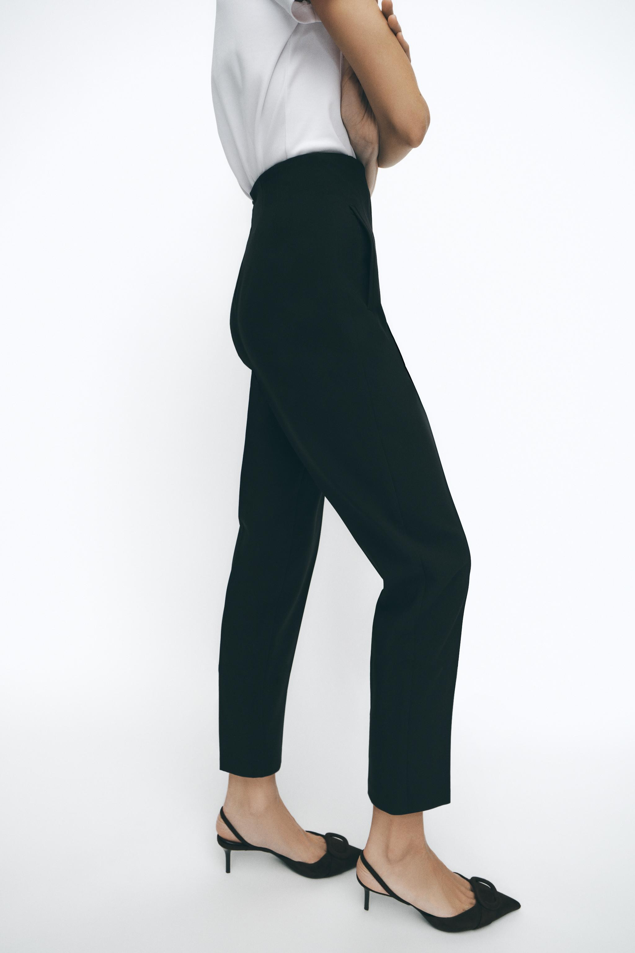PANTS WITH A HIGH WAIST | Zara US
