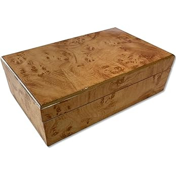 Zodax Leiden Burl Wood Design Decorative Box (Small 7.75") | Amazon (US)