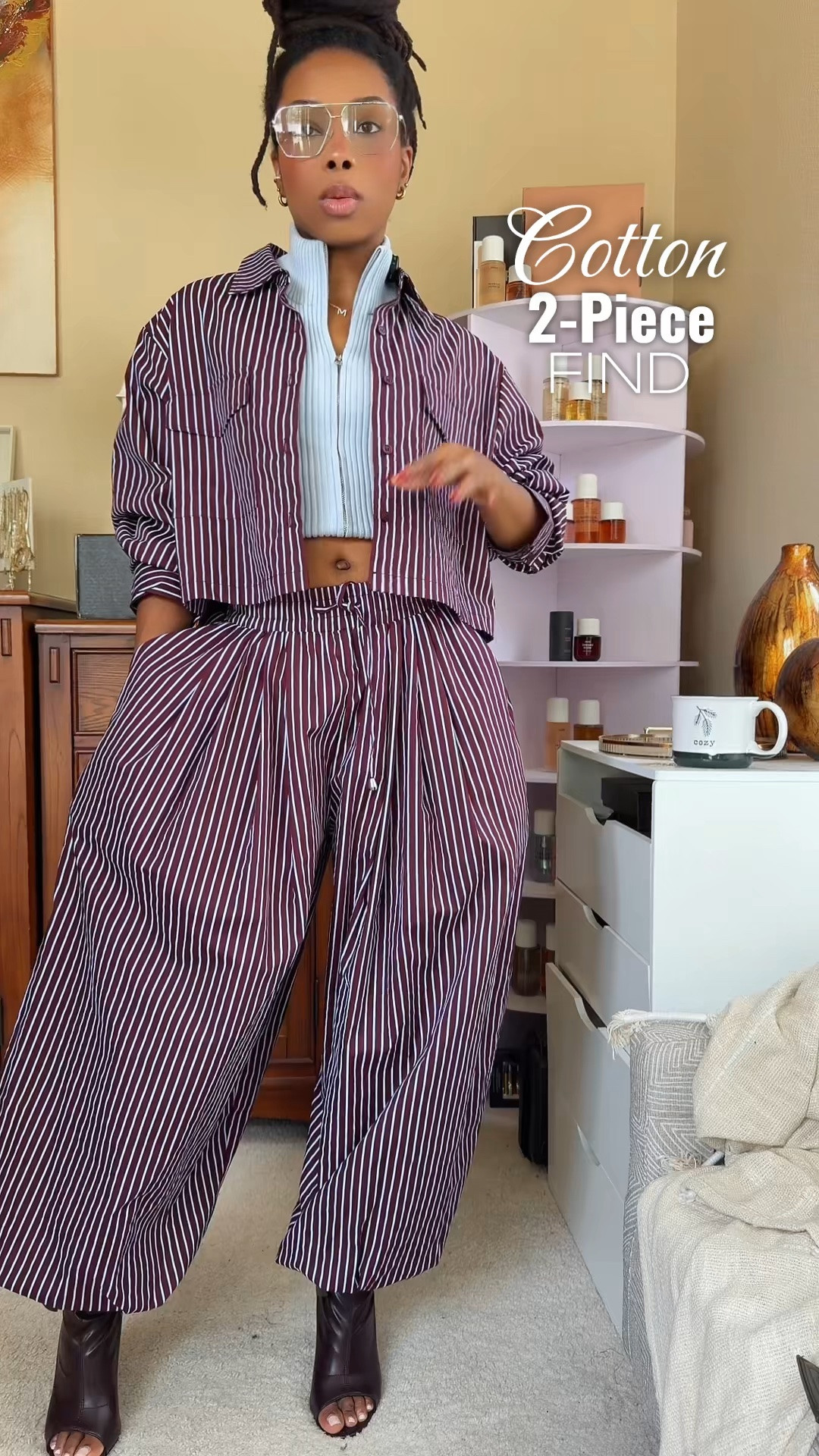 Comment “SHOP” to get the links sent straight to your DMs 🛍️✨

This look understood the assignment. 🤎✨ The AKIRA Could Be Diff Button Down Top paired with the AKIRA Could Be Diff Balloon Pants is giving effortless, elevated, and fashion-forward.

The relaxed button-down + statement balloon-leg pants make this the perfect fall outfit, brunch look, date night outfit, church outfit, workwear look, or casual-chic outfit. Dress it up with heels or keep it relaxed with sneakers. 🍂

📏 Button Down Top: Size XL
📏 Balloon Pants: Size 1X

If you love balloon pants, wide-leg pants, statement sets, elevated casual outfits, and trendy fall fashion, this look needs to be on your radar. 👀✨

#ShopAKIRA #AKIRA #AKIRAFashion #AKIRAStyle #AKIRAFinds #CouldBeDiff #ButtonDownTop #BalloonPants #WideLegPants #BalloonPantsOutfit #TwoPieceSet #MatchingSet #FallFashion #FallOutfits #FallStyle #ElevatedStyle #CasualChic #WorkwearStyle #BrunchOutfit #DateNightOutfit #ChurchOutfit #WomensFashion #CurvyFashion #PlusSizeFashion #FashionFinds #LTKFashion #OOTD #ShopMyStyle