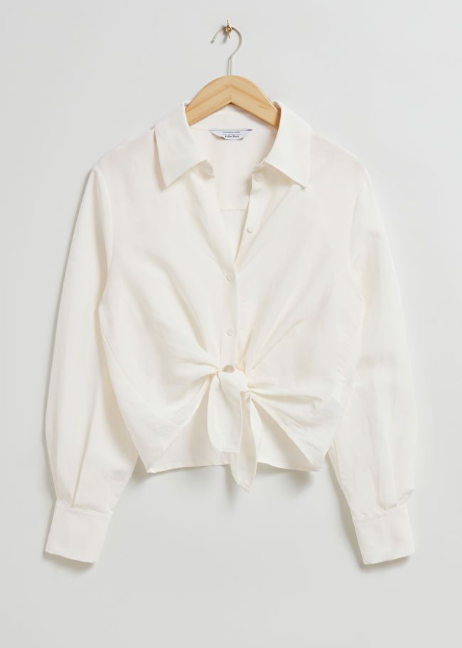 Relaxed Tie Knot Shirt | & Other Stories US