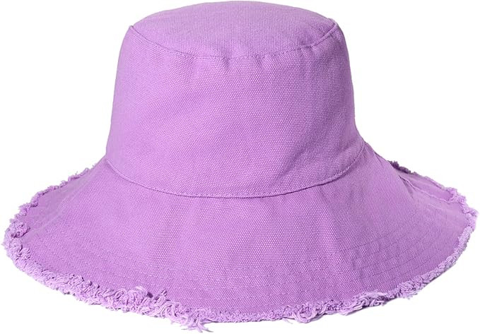 Bucket Hats for Women Wide Brim Summer Travel Packable Cotton Bucket Beach Sun Hat UPF 50+ | Amazon (US)