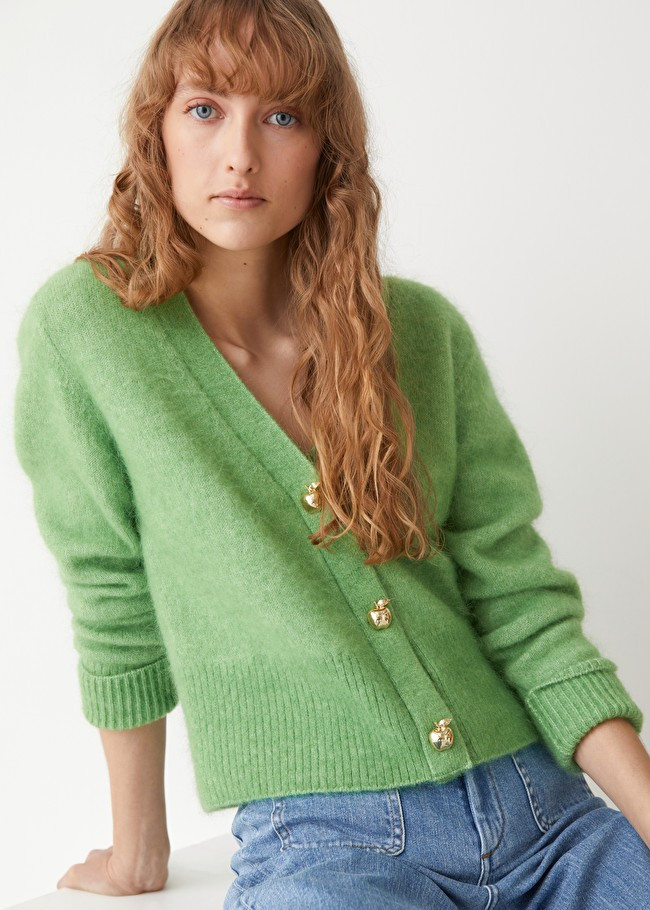 Gold Button Cardigan | & Other Stories (EU + UK)