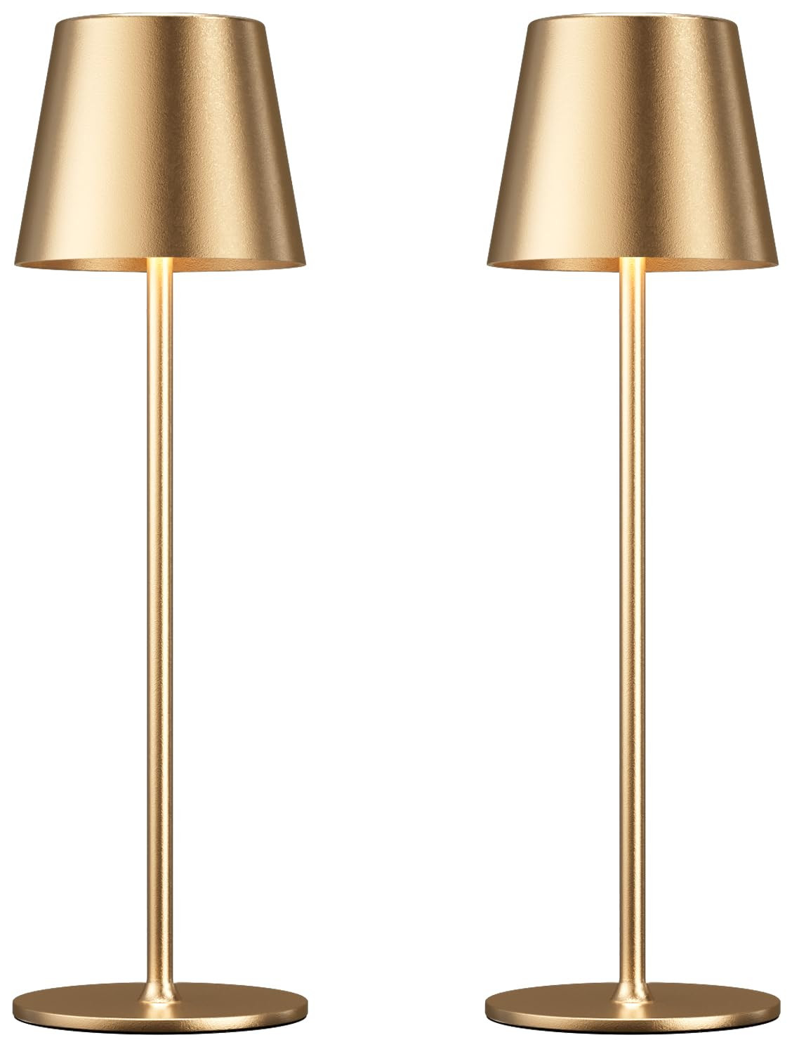 Cordless Table Lamp Rechargeable Gold - KK 2 Pack 5000mAH Battery Operated Lamp for Dining Table,... | Amazon (US)