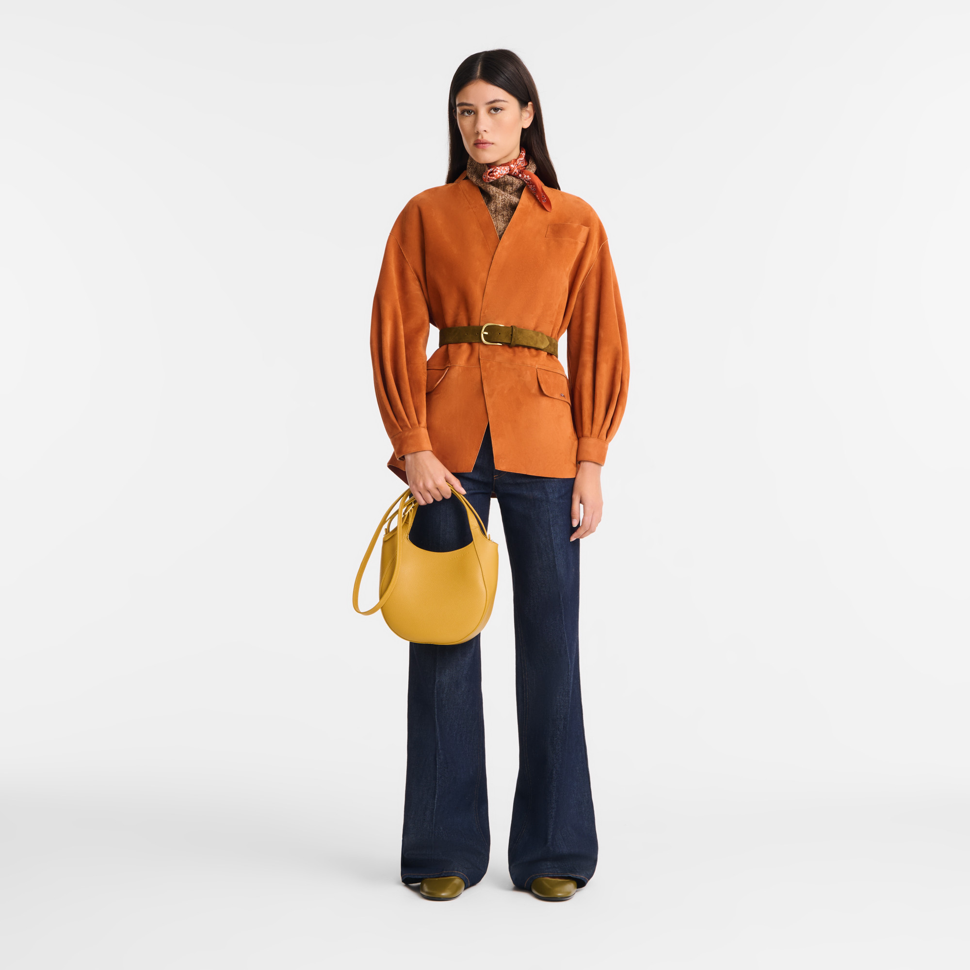 Le Foulonné S Handbag Nutmeg - Leather | Longchamp US | Longchamp