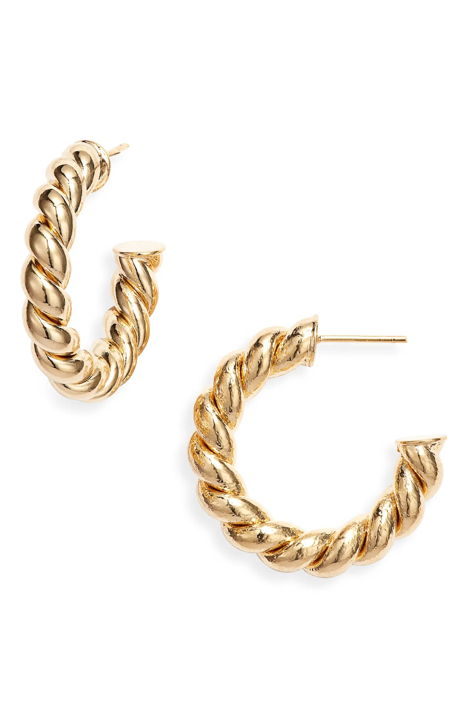 Twisted Sister Large Hoop Earrings | Nordstrom