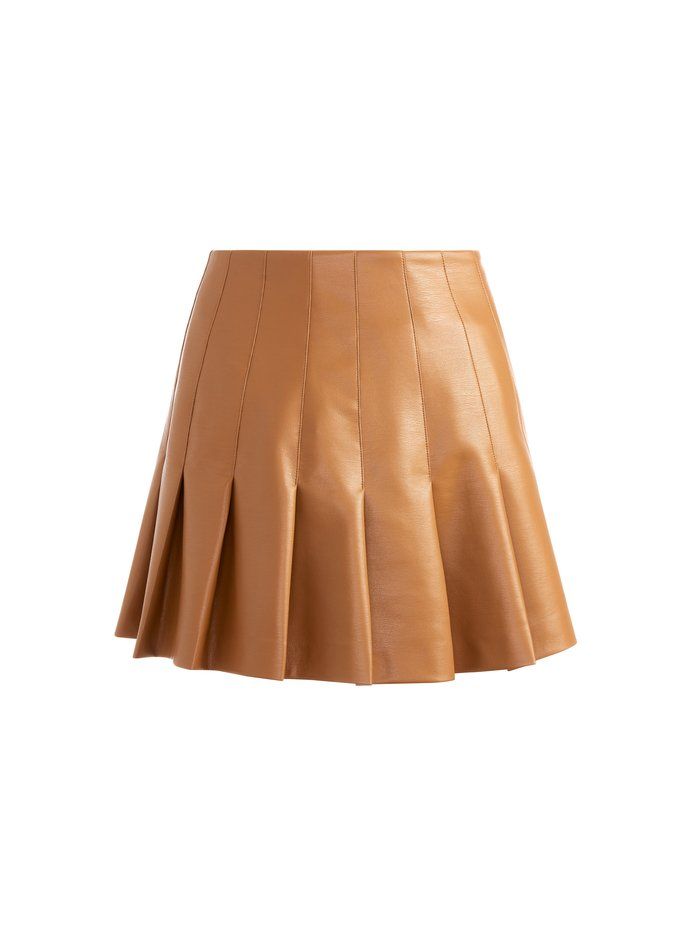 CARTER VEGAN LEATHER MINI SKIRT | Alice + Olivia