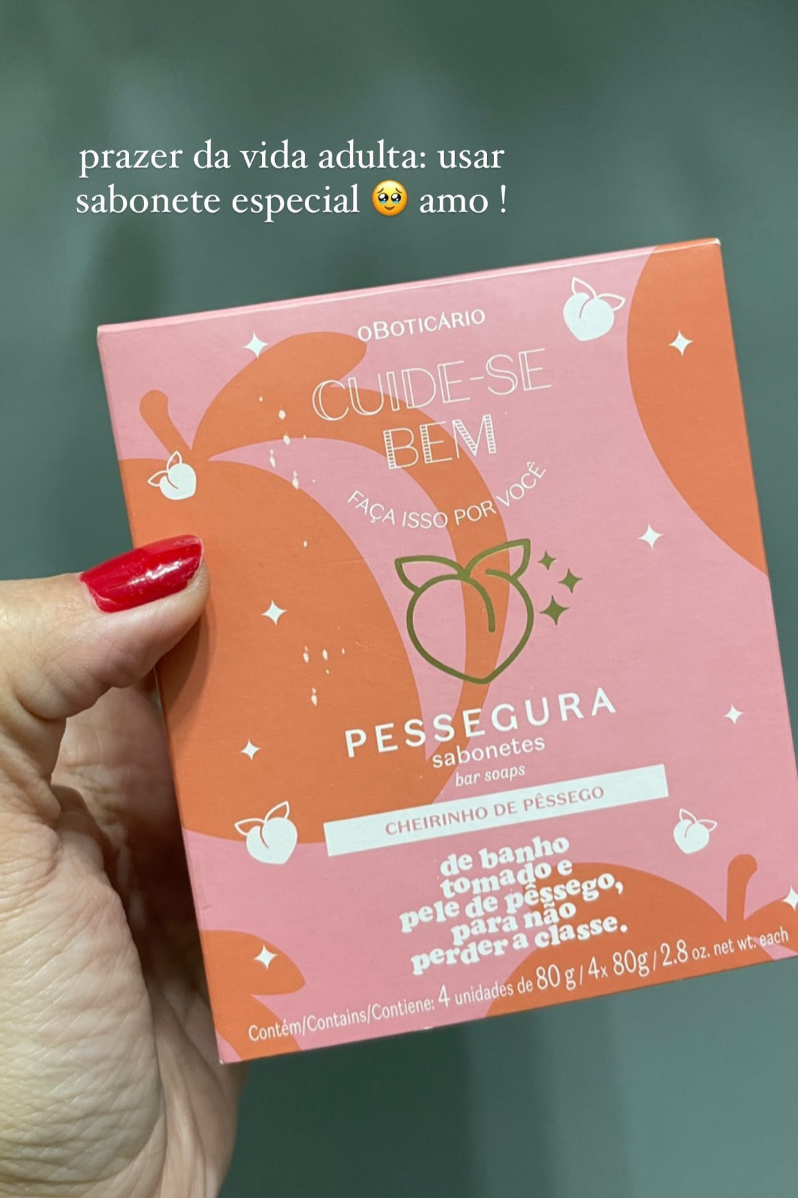 Um sinal da vida adulta: amar sabonete especial para tomar banho e o cheirinho dessa linha da Boticário é uma delícia! 

#LTKbrasil #LTKover40 #LTKbeauty