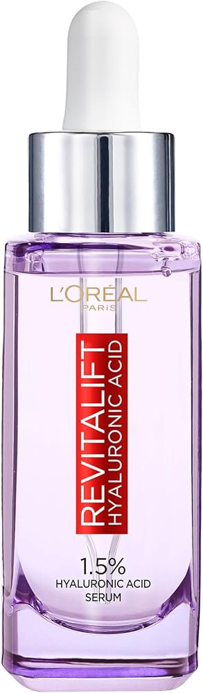 L'Oreal Paris Revitalift Filler [+Hyaluronic Acid] Serum, 1.5% Pure Concentrated Hyaluronic Acid ... | Amazon (UK)