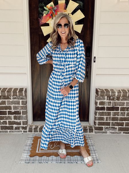 Head out for a night on the town with this amazing Amazon dress that I own in for patterns the perfect summer dress lightweight fits great wearing a size small 

#LTKSeasonal #LTKFindsUnder50 #LTKOver40