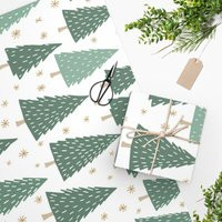 Elegant Christmas Wrapping Paper, Sophisticated Preppy Paper With A Modern Twist, Premium | Etsy (US)