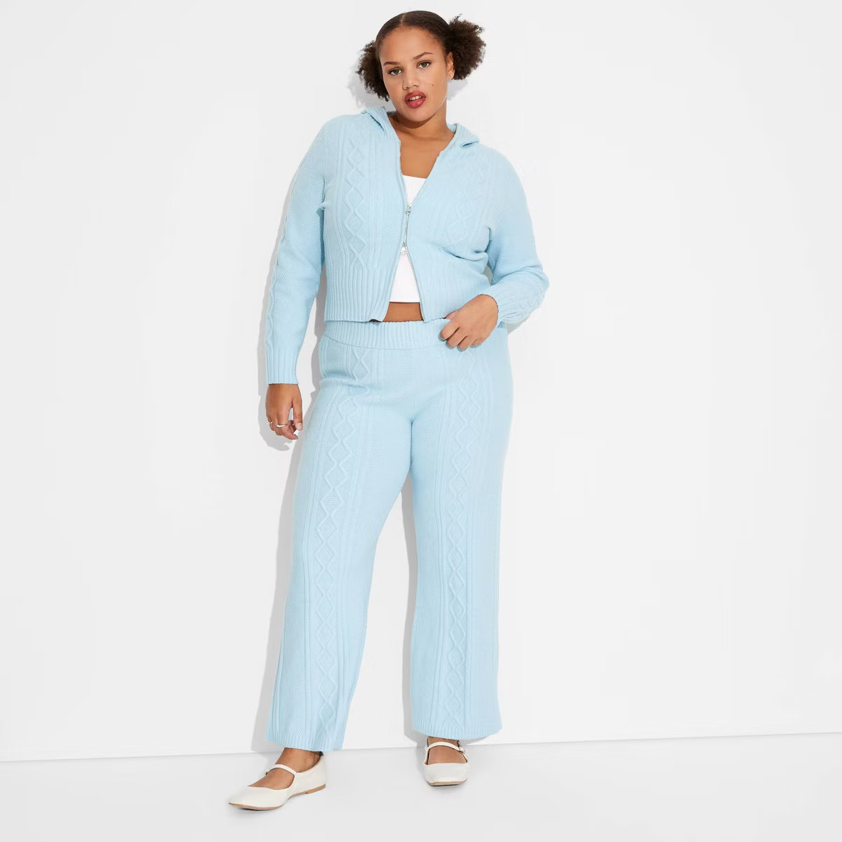 Women's Mid-Rise Cable Pants - Wild Fable™ | Target
