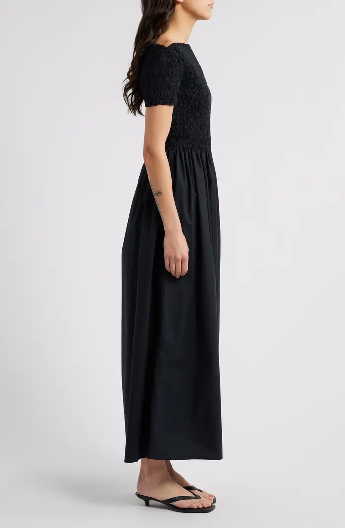 Faithfull the Brand Deboni Off the Shoulder Cotton Maxi Dress | Nordstrom | Nordstrom