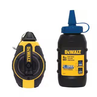 DEWALT 100 ft. Chalk Reel with Blue Chalk DWHT47373L - The Home Depot | The Home Depot