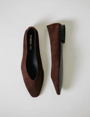 Giselle Soft Ante Cacao Ballet Flat | PARIS/64