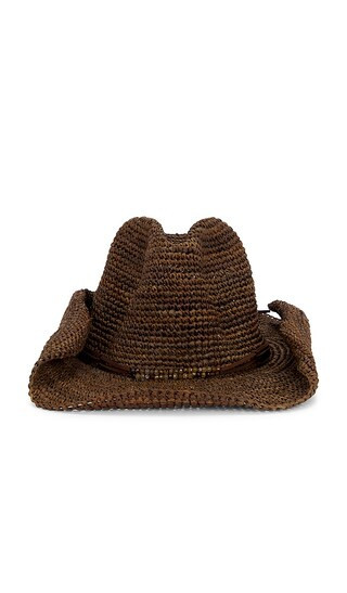 florabella Lai Cowboy Hat in Brown. | Revolve Clothing (Global)