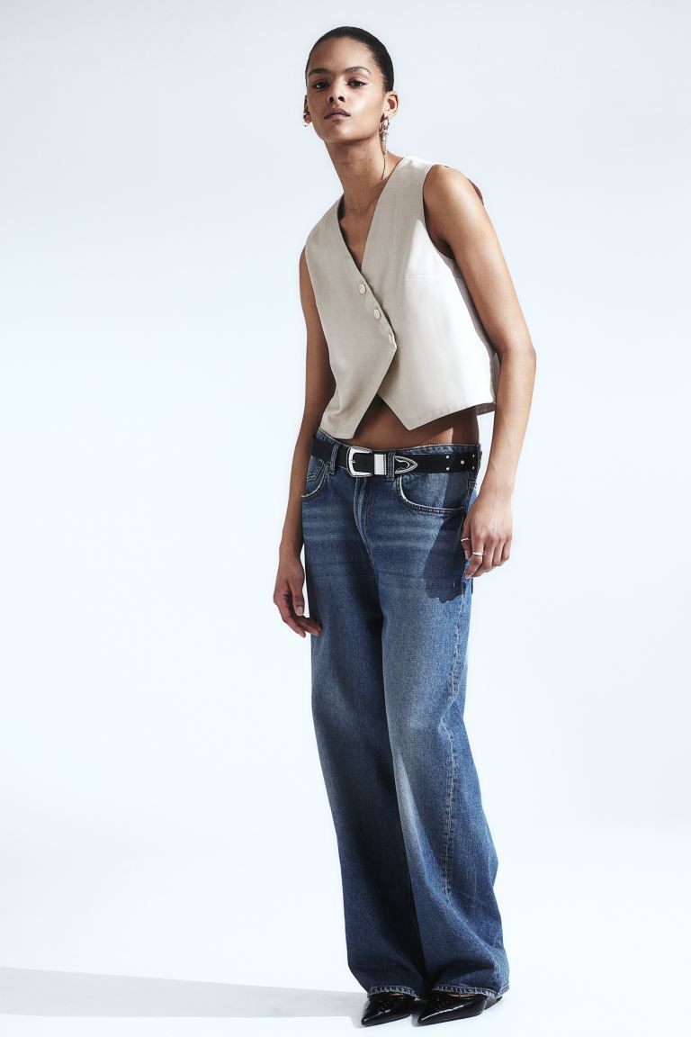 Asymmetric-front Suit Vest | H&M (US + CA)