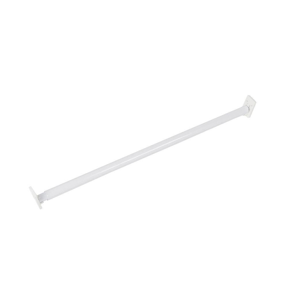 Hampton Bay 30 in. W - 48 in. W Closet Rod, White | The Home Depot