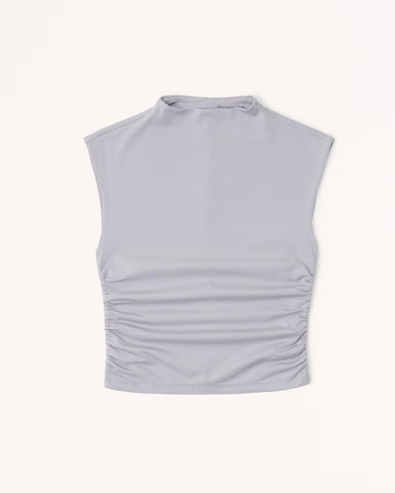 Ruched Shell Top | Abercrombie & Fitch (US)