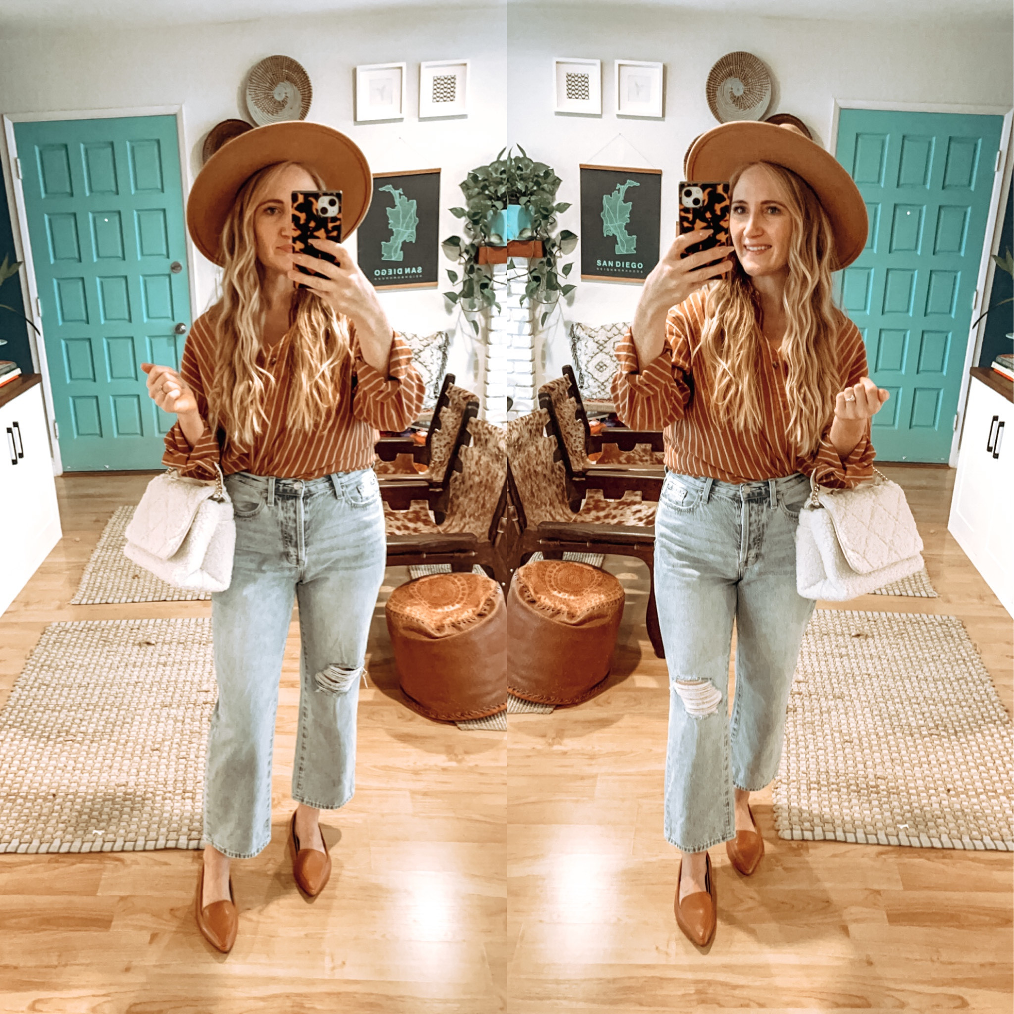 My new favorite jeans on sale and the comfiest camel flats! Size up one whole size in shoes. 

#LTKsalealert #LTKSeasonal #LTKunder50