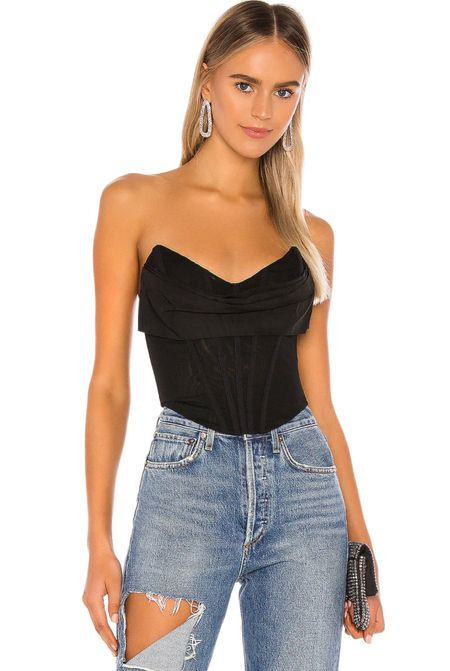 Black corset top perfect for a daytime look or night out 

#LTKHoliday #LTKCyberweek #LTKstyletip