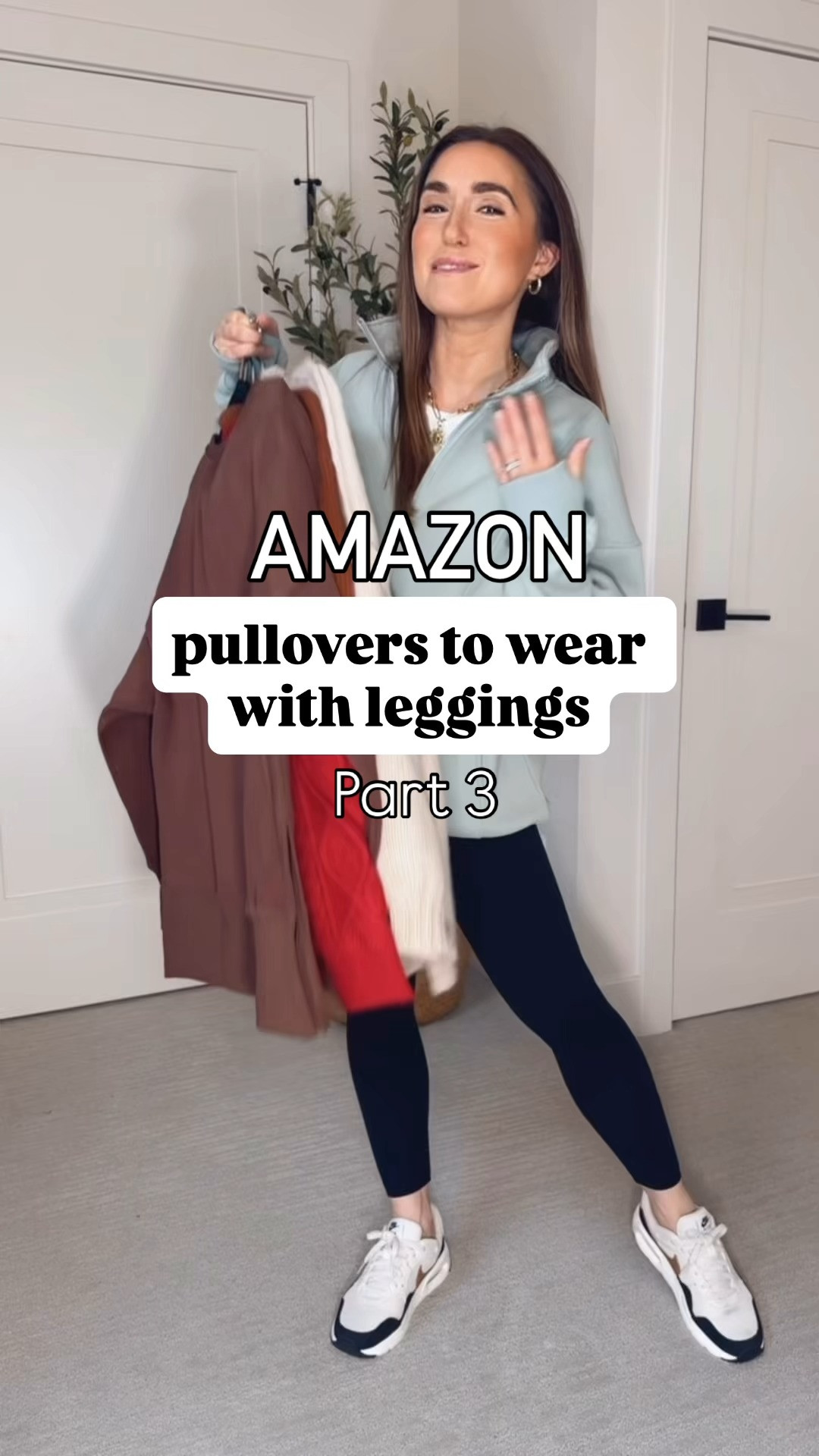 Amazon pullovers to wear with leggings series part 3! These are all so cozy and soft. I'm wearing Small in all except XS in suuksess brand one. I'm 5'3" for reference #ltkholiday #ltkseasonal #ltkootd 

 #LTKootd #LTKSeasonal #LTKStyleTip