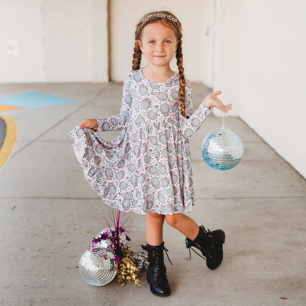 LAST DISCO DREAM RUFFLE DRESS | Dream Big Little Co.