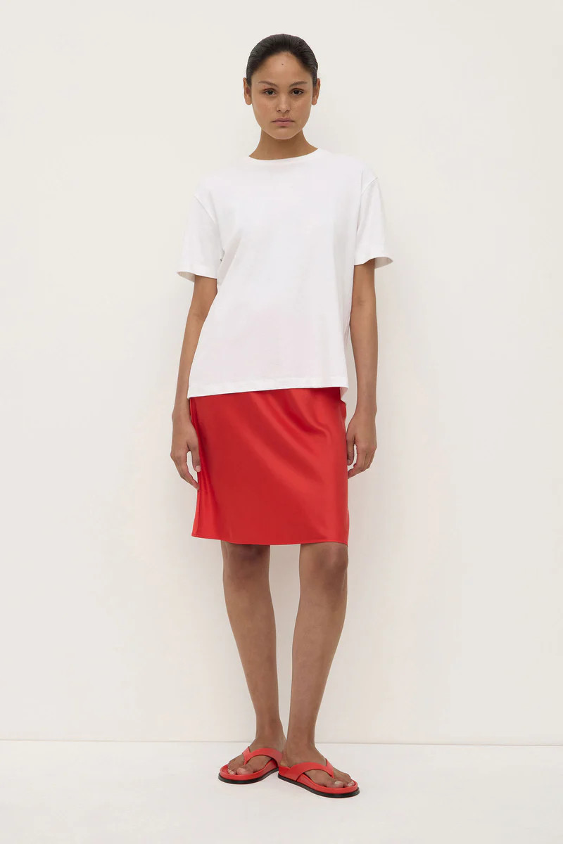 Pippa Silk Knee Length Skirt | Assembly Label (AU)