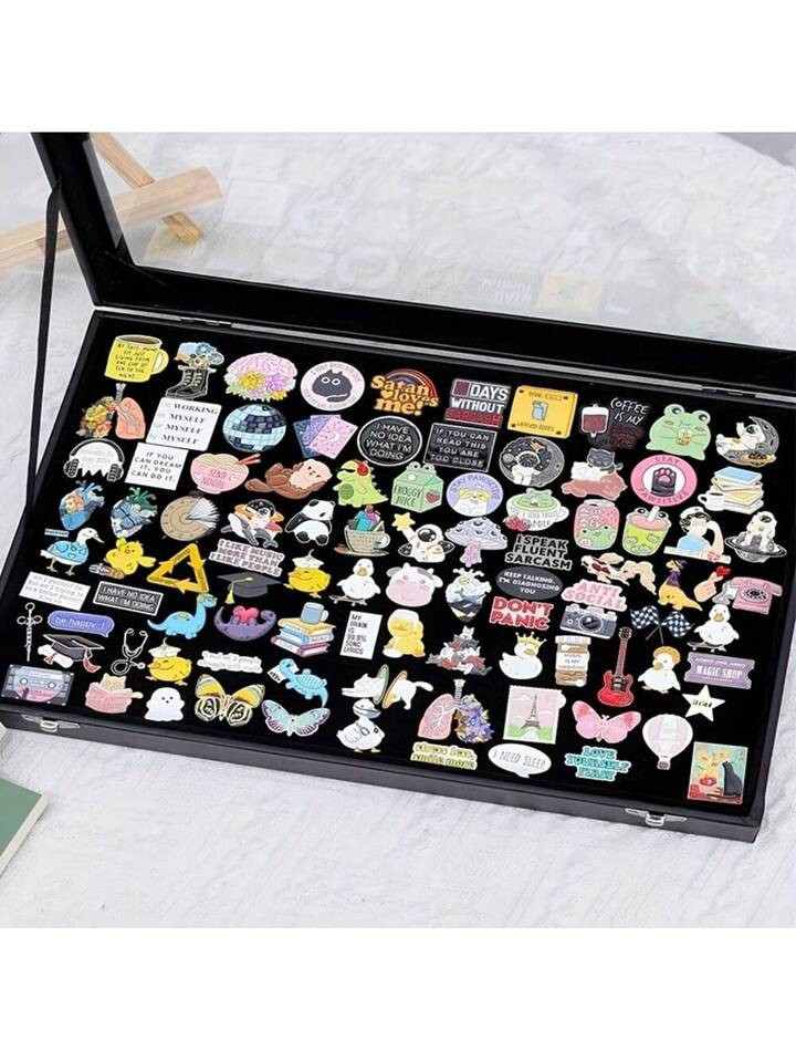 10/20/30pcs Women's Metal Brooch, Random Styles Anime, Cartoon, Gothic, Fashion, Suitable For Dai... | SHEIN