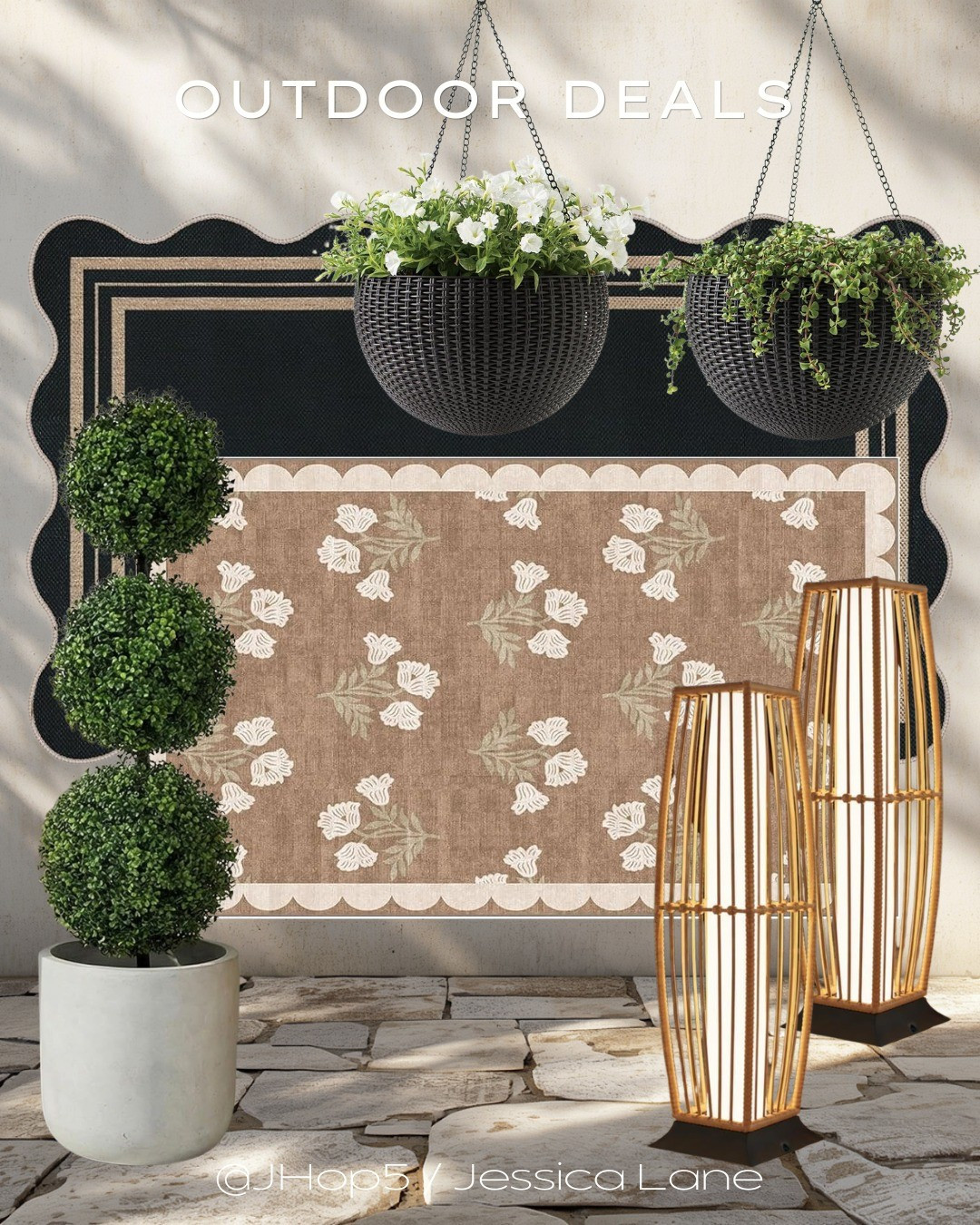 Upgrade your patio or porch space with these gorgeous Amazon outdoor deals, featuring stunning scalloped rugs and stylish woven lighting. These budget-friendly pieces make it so easy to create an elevated, cozy space.#amazonfinds #patioideas #outdoordecor #amazonhome

#LTKSeasonal #LTKSaleAlert #LTKHome